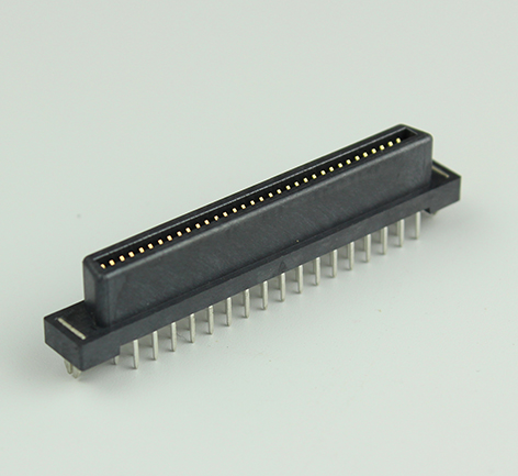 1.27mm 68pin female end plate to board in-line connector 