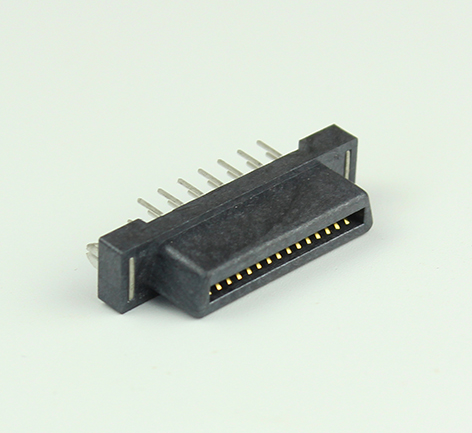 1.27mm 30pin female end plate to board in-line connector 