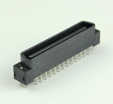 1.27mm 50pin male end plate to board in-line connector 