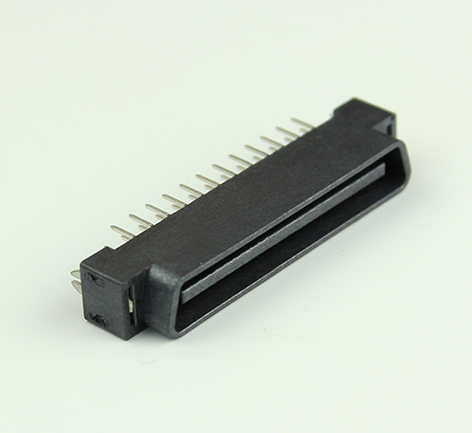 1.27mm 50pin male end plate to board in-line connector 