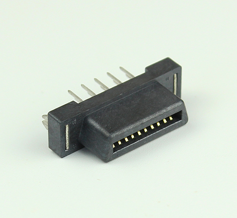 1.27mm 20pin female end plate to board in-line connector 