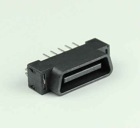 1.27mm 20pin male end plate to board in-line connector